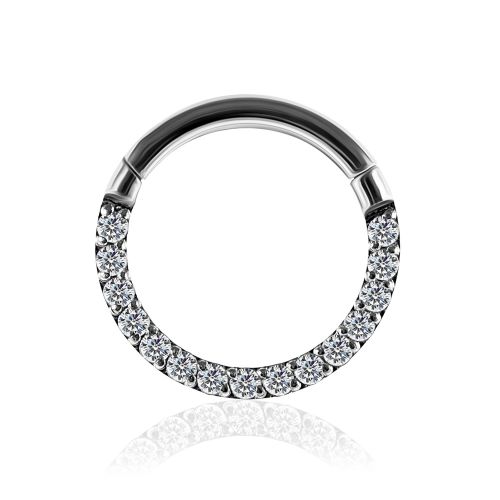 Acél orr piercing