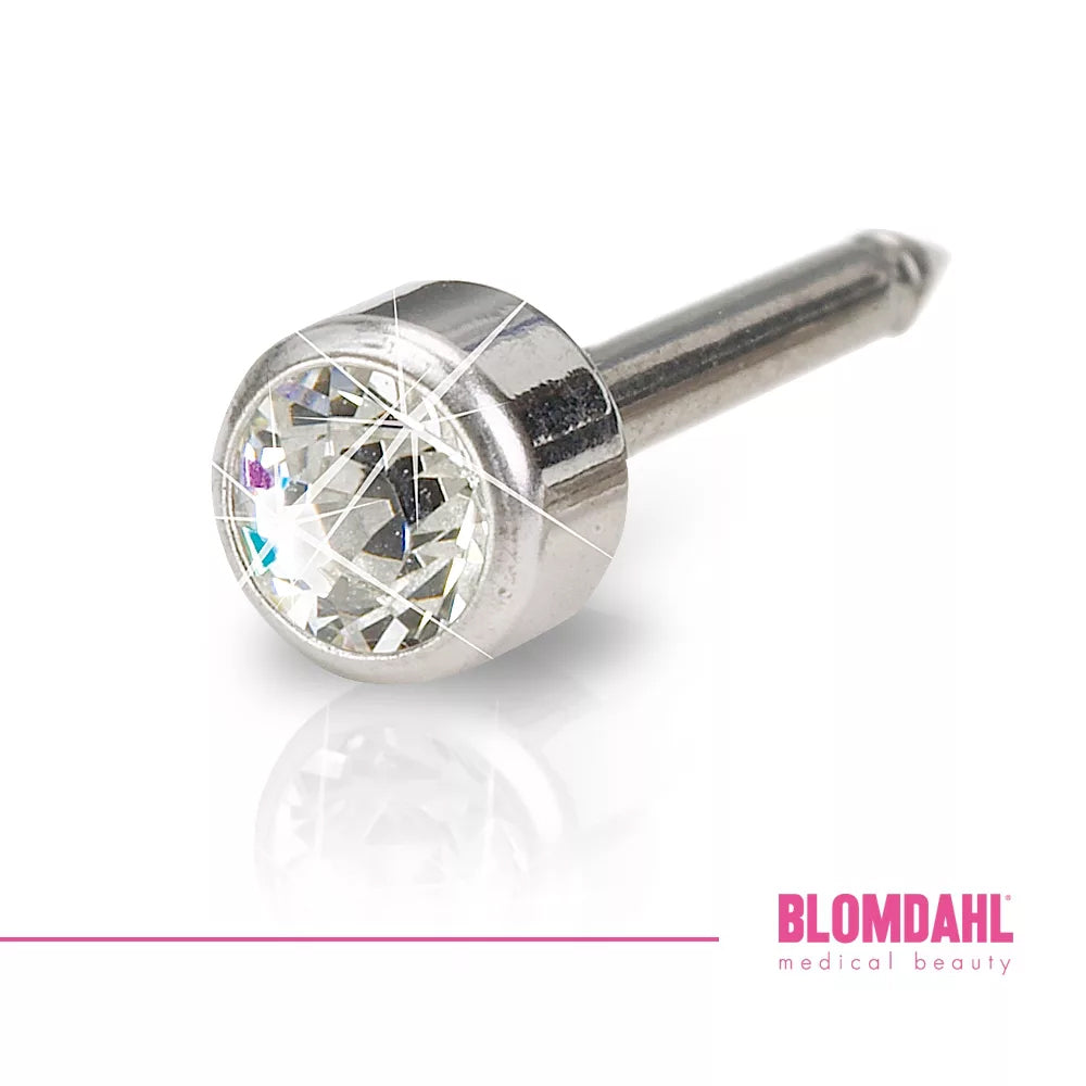 Bezel Fehér Ezüst Titán 4mm
