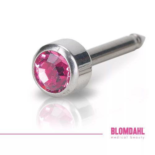 Bezel Pink Ezüst Titán 4mm