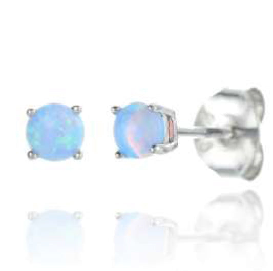 Kék Opál Karmos Fülbevaló