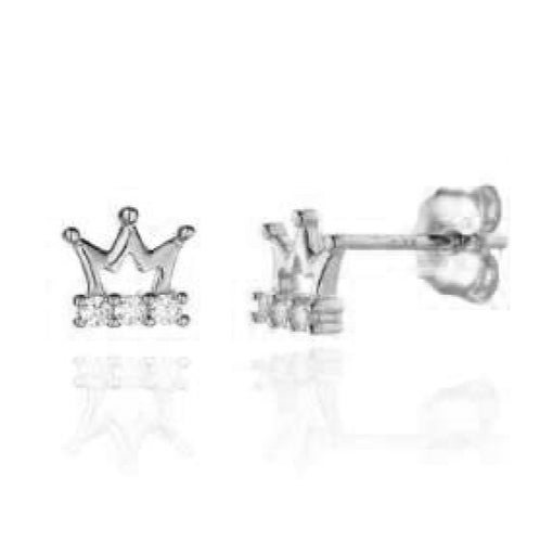 Koronás Köves Fülbevaló