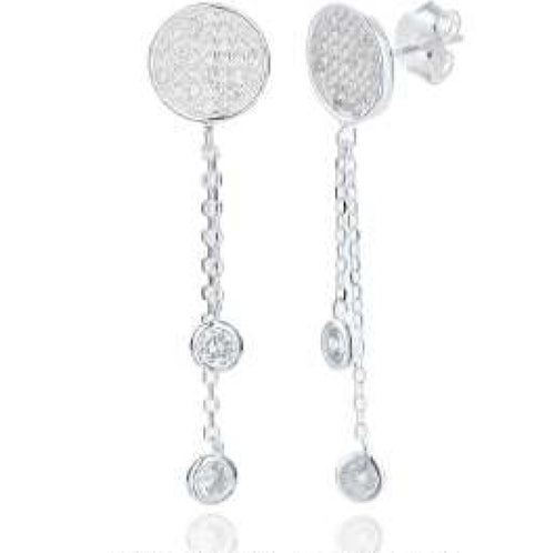 Köves Lógós Fülbevaló